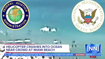 Helicopter crashes into ocean near swimmers on Miami Beach; 2 in stable condition | NewsNation Prime