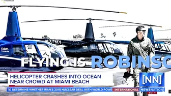 Helicopter crashes into ocean near swimmers on Miami Beach; 2 in stable condition | NewsNation Prime