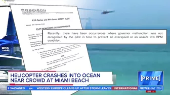 Helicopter crashes into ocean near swimmers on Miami Beach; 2 in stable condition | NewsNation Prime