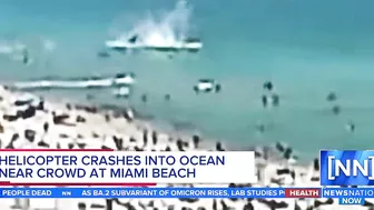 Helicopter crashes into ocean near swimmers on Miami Beach; 2 in stable condition | NewsNation Prime