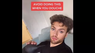 AVOID DOING THIS WHEN YOU DOUCHE…