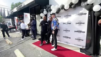 Blac Chyna at the opening of Zab Judah new boxing gym CELEBRITY CHAMPIONSHIP BOXING