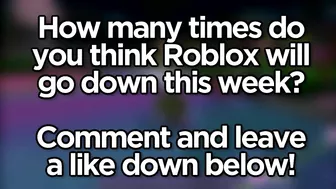 Roblox is Down Again...