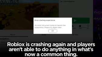 Roblox is Down Again...