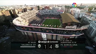 Resumen de Valencia CF vs FC Barcelona (1-4)