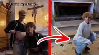 BENJAMIN LEDIG "S’EXCUSE" EN FAISANT UN TWERK DANS UNE ÉGLISE !!! *EXCLU*