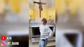 BENJAMIN LEDIG "S’EXCUSE" EN FAISANT UN TWERK DANS UNE ÉGLISE !!! *EXCLU*