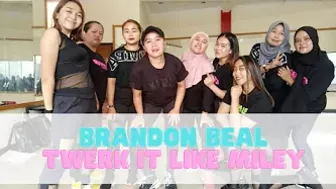 Twerk Party || Brandon Beal - Twerk It Like Miley#senamkreasi #tiktokviral