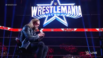 Edge issues an open challenge for WrestleMania 38: Raw, Feb. 21, 2022