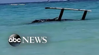 Chopper crashes off into water near Miami Beach | ABC News