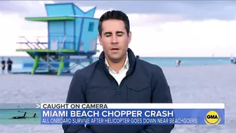 Chopper crashes off into water near Miami Beach | ABC News