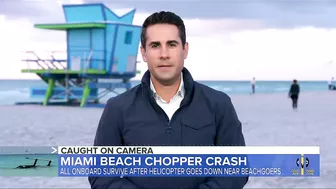 Chopper crashes off into water near Miami Beach | ABC News