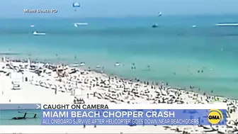 Chopper crashes off into water near Miami Beach | ABC News