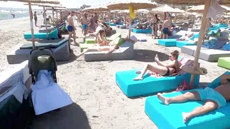 Part 3 Plaja Luxurious Beach, Relaxation, Sea, Sun, 4K video, Bikini Beach, Romania Mamaia Beach.