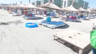 Part 3 Plaja Crema Beach, Relaxation, Sea, Sun, 4K video, Bikini Beach, Romania Mamaia Beach.