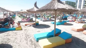 Part 3 Plaja Crema Beach, Relaxation, Sea, Sun, 4K video, Bikini Beach, Romania Mamaia Beach.