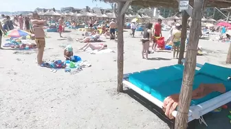 Part 3 Plaja Crema Beach, Relaxation, Sea, Sun, 4K video, Bikini Beach, Romania Mamaia Beach.