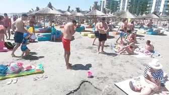 Part 3 Plaja Crema Beach, Relaxation, Sea, Sun, 4K video, Bikini Beach, Romania Mamaia Beach.