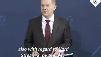 Germany to halt the process of certifying the Nord Stream 2 gas pipeline from Russia, says Scholz