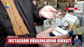 Instagram dükkanlarına dikkat!