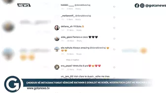 Çmenduri në Instagram/ Fansat kërkojnë rikthimin e Donaldit me Borën, moderatorja çudit