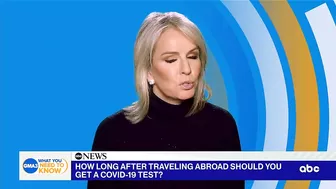 How long after traveling abroad should you get a COVID-19 test?