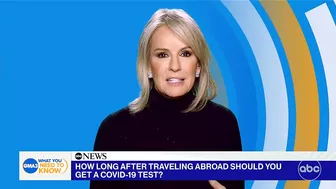 How long after traveling abroad should you get a COVID-19 test?