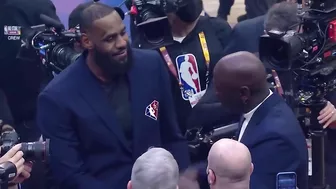 Michael Jordan Peformance at 2022 NBA All Star Game - Greets LeBron, Luka and Trash Talks Magic!