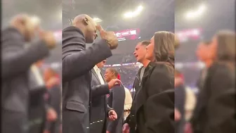 Michael Jordan Peformance at 2022 NBA All Star Game - Greets LeBron, Luka and Trash Talks Magic!