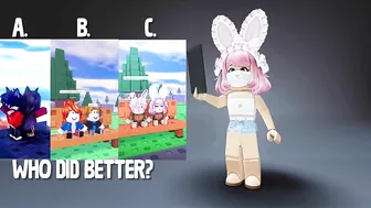 WHO DID IT BETTER? ???? #roblox