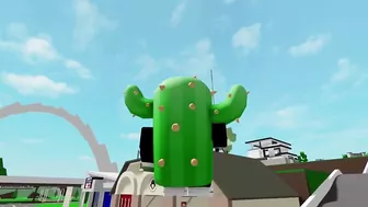 DES CACTUS NINJA AFFRONTENT DES ENNEMIS (JASON PÈTE UN PLOMB) ! ROBLOX - BROOKHAVEN RP