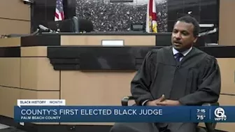 Palm Beach County's first elected judge rules on faith, family and community