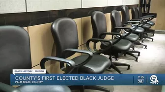 Palm Beach County's first elected judge rules on faith, family and community