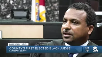 Palm Beach County's first elected judge rules on faith, family and community