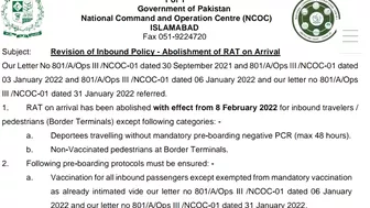 New Travel Advisory For Pakistan | Travel To Pakistan | Good News About PCR Test