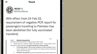 Pakistan Travel Update | PCR report for passengers travelling to Pakistan has been abolished