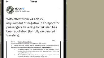 Pakistan Travel Update | PCR report for passengers travelling to Pakistan has been abolished