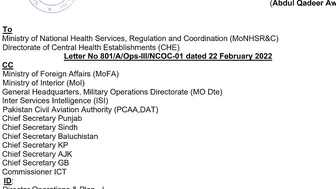 NCOC release traveling advisory for International Travelers | Traveling to Pakistan | Saudi Info