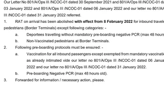 NCOC release traveling advisory for International Travelers | Traveling to Pakistan | Saudi Info