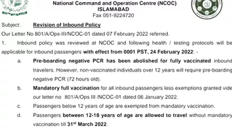 New Travel guid line for travel to Pakistan| New travel advisory from Oman to Pakistan