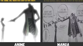 Anime Manga Differences in One Piece