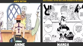 Anime Manga Differences in One Piece