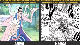 Anime Manga Differences in One Piece