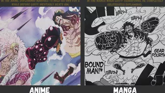 Anime Manga Differences in One Piece