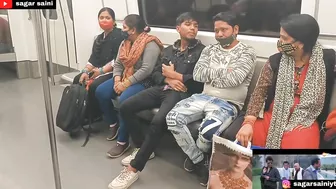 पुष्पराज आलू लेलो, टिंडे लेलो Funny Dialogue In Metro ????। Epic Public Reaction ????। Metro Prank। Sagar