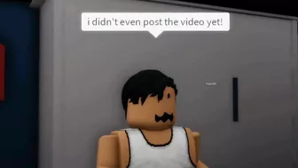 When you upload a YouTube video (meme) ROBLOX