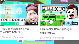 ROBLOX BANNED THIS GAME?... (Free Robux Game)