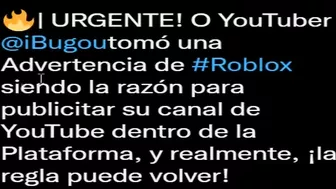 ¡AHORA ROBLOX TE PUEDE BANEAR SI HACES ESTO!⚠️*ten cuidado* (Noticias)