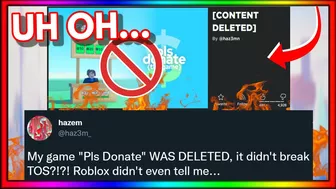 Roblox DELETED "Pls Donate"...?!