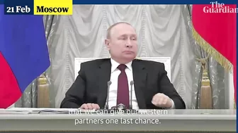 'Speak directly!': Putin has tense exchange with his chief spy